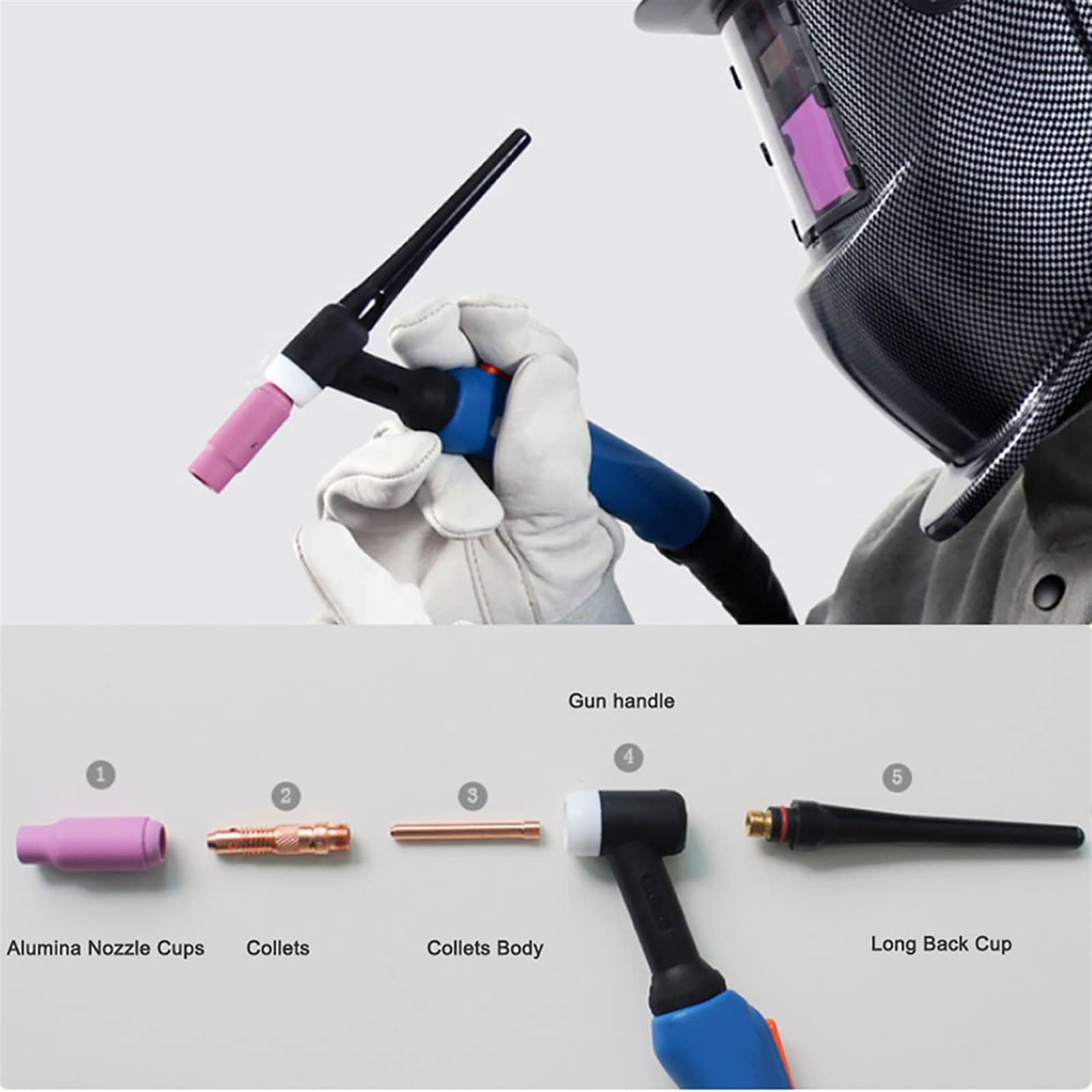 Amazon.co.jp: 溶接トーチ アルゴンアーク溶接機 TIG200A.溶接トーチ